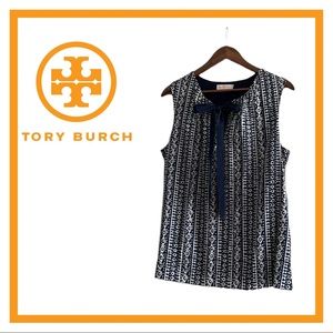 Tory Burch Tanya Sleeveless Silk Blouse
